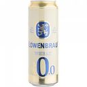 Пивной напиток безалкогольный Löwenbräu Wheat светлый нефильтрованный, 0,45 л