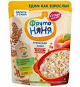 Каша безмолочная гречневая ФрутоНяня с кусочками из яблок и персиков с 12 месяцев, 200 г