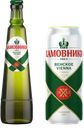 Пиво Хамовники Венское, светлое, фильтрованное, 4,5%, банка, стекло, 0,45 л