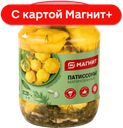 МАГНИТ Патиссоны маринованные 680г ст/б:6