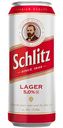 Пиво Schlitz Lager светлое 5 % алк., Россия, 0,43л