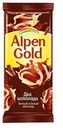 Шоколад Alpen Gold  из темного и белого шоколада 85гр