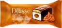 Сырок творожный глазированный DELISSE с вареной сгущенкой и печеньем 26%, без змж