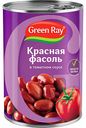 Фасоль красная Green Ray в томатном соусе, 425 мл