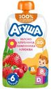 Пюре детское фруктовое Агуша Яблоко-Клубника-Земляника-Клюква с 6 месяцев, 80г