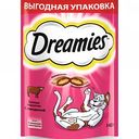 Лакомство для взрослых кошек Подушечки Dreamies с говядиной, 140 г