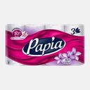 Туалетная бумага Papia Балийский цветок 8 рулонов 3 слоя