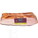 Грудинка ЗАПОВЕДНЫЕ ПРОДУКТЫ варено-копченая 100г