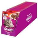 Влажный корм для кошек Whiskas рагу с говядиной и ягненком, 85г (28 шт)