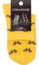 Носки мужские Comandor Велосипед цвет: жёлтый/чёрный, 25 (38-40) р-р