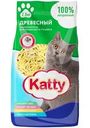Наполнитель для кошачьего туалета Katty древесный 2.8кг