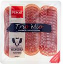 Колбаса  Ассорти TRIO MIO «Ремит», сырокопченая, нарезка, 100 г