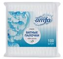 Ватные палочки AMFA, в пакете, 100 шт