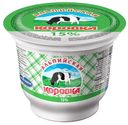 Продукт молокосодержащий Альпийская коровка произведенный по технологии сметаны 15% СЗМЖ 180г