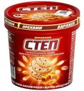 Мороженое Степ Сливочное с арахисом, вафельной крошкой в молочном шоколаде и мягкой соленой карамелью 9% БЗМЖ 200г