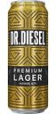Пиво Doctor Diesel Premium Lager светлое 4,7 % алк., Россия, 0,43 л