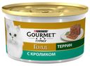 Консервированный корм для кошек Gourmet Gold с кроликом по-французски, 85 г