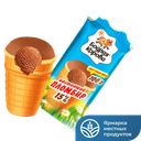 Мороженое Бодрая корова пломбир шоколадный 15%, 100 г
