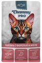 Влажный корм для кошек Chammy Pro лосось-форель в желе, 85г