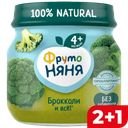 ФРУТОНЯНЯ Пюре капуста брокколи 80г(Прогресс):12