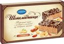 Торт вафельный Шоколадница с арахисом 400г