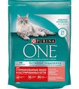 Корм для стерилизованных кошек и котов Purina One с лососем и пшеницей, 200 г