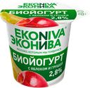 ЭКОНИВА Биойогурт яб-груша 2,8% 125г пл/ст (МосМедыньАП) :6