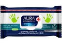 Влажные салфетки антибактериальные Aura, 72шт.