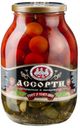 Ассорти овощное «Скатерть-Самобранка» корнишоны и томаты черри, 1,415 л