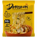 Лапша Домшим быстрого приготовления с куриным бульоном 90г