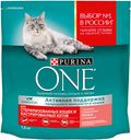 Корм Purina ONE для стерилизованных кошек, лосось и пшеница, 1.5 кг