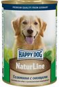Корм Happy Dog Natur Line телятина с овощами влажный для собак, 400г