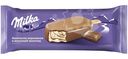 Эскимо Milka сливочное ванильное с шоколадным соусом в молочном шоколаде 8%, 62г