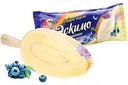 Мороженое Радуга вкусов эскимо с фруктово-ягодным наполнителем Черника в белой глазури, 70 г