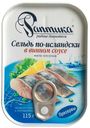 Сельдь «Раптика» филе-кусочки в винном соусе по-исландски, 115г