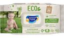 Влажные салфетки для детей хлопковые Солнце и Луна Eco Нежное Алоэ Вера, 63 шт.