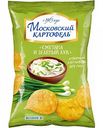 Чипсы картофельные Московский картофель Сметана и зелёный лук, 150 г