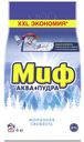 Стиральный порошок «Миф» Аквапудра Морозная свежесть, 6 кг (40 стирок)