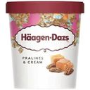 Мороженое Haagen-Dazs Пломбир ванильный крем-пралине 12.58%, 460мл