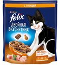 Корм для кошек FELIX® Двойная вкуснятина сухой птица, 600г