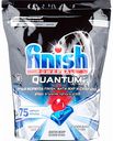 Средство для мытья посуды в посудомоечных машинах Finish Quantum Ultimate Анти-жир и Супер-блеск, 75 капсул