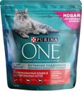 Корм сухой Purina One с лососем и пшеницей для стерилизованных кошек, 1.5кг