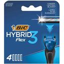 Сменные кассеты для бритвы Bic Hybrid 3 Flex, 4 шт.