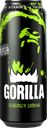 Напиток энергетический GORILLA тонизирующий без консервантов газированный, 0.45л