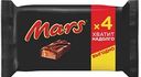 Батончик шоколадный Mars с нугой и карамелью, 4×40,5 г