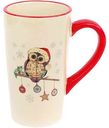Кружка Коралл Owl Christmas керамика, 580 мл