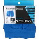 Трусы-боксеры мужские бесшовные Teksa MB 001 цвет: синий, размер 3XL