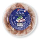 Сельдь Fish House слабосоленая филе-кусочки в масле 400г