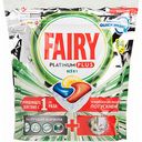 Средство для мытья посуды в капсулах Fairy Plarinum Plus Всё в 1 Лимон, 84 шт.