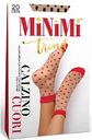 Носки женские MiNiMi Cuori Сердечки цвет: caramello-nero/телесный-чёрный, 20 den